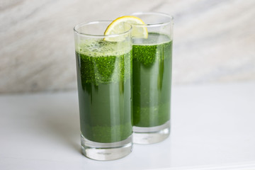 Healthy green juice