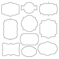 Set of frames template vector