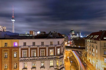Berlin Mitte Berliner Dom und Fernsehturm © Katja Xenikis