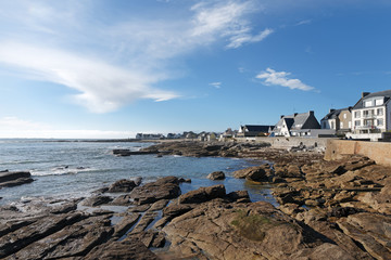 Littoral du Guilvinec dans le finistère