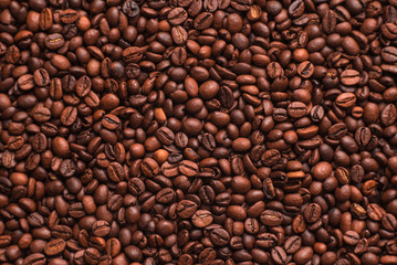 Coffee beans background