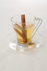 Cinnamon tea in a mug