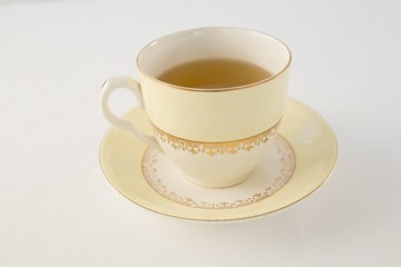 Cinnamon tea in a cup