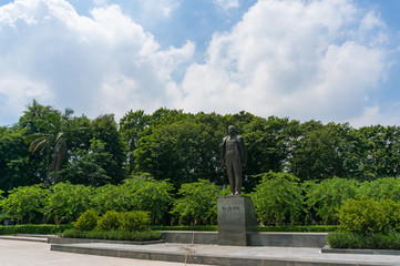 Russian communist leader Lenin statue