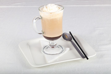 Coffee with ice-cream