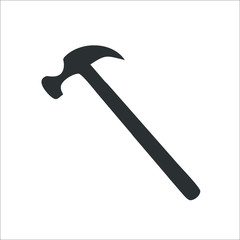 Hammer icon. Vector Illustration