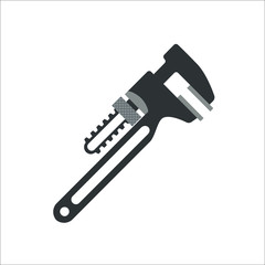 Wrench icon. Vector Illustration