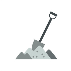 Shovel icon. Vector Illustration