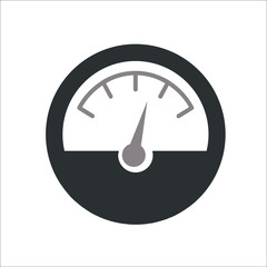 Speedometer icon. Vector Illustration