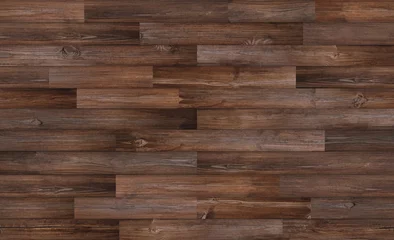 Fotobehang Hout textuur muur Donkere houten vloer textuur achtergrond, Naadloze houtstructuur