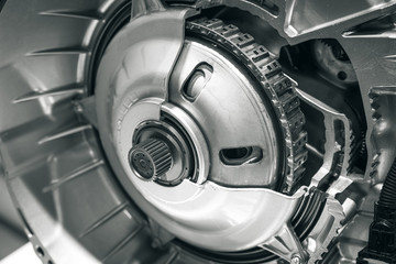 Fototapeta premium Part of the car's engine