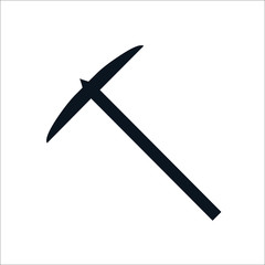 Pickaxe icon. Vector Illustration