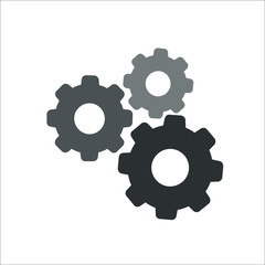 Gear icon. Vector Illustration