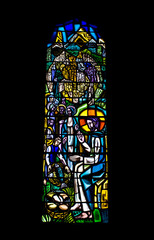 Religious Stained Glass Window