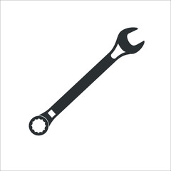 Wrench icon. Vector Illustration