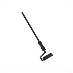 Paint roller icon. Vector illustration