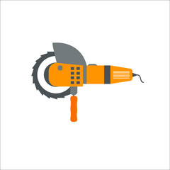 Electric saw icon. Vector Illustration