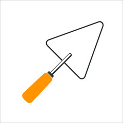 Trowel icon. Vector Illustration