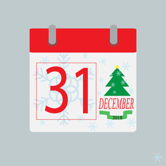 December calendar - Illustration