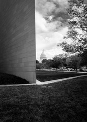 United States Capitol Building in Black and White - 184054598
