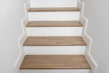 Photo sur Plexiglas Escaliers décoration d& 39 intérieur d& 39 escalier en bois