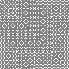 Design seamless monochrome lacy pattern