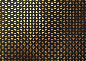 Abstract pattern texture gold geometric. Vector golden and black background.