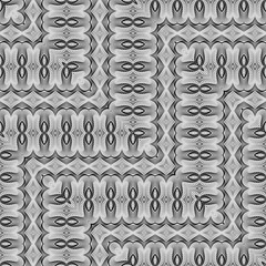 Design seamless monochrome lacy pattern