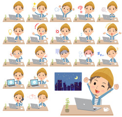 Gray suit business woman all