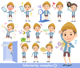 Jacket Short pants men_complex