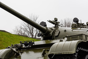 Armored tank in a memorial of the Great Patriotic War in Kiev, Ukraine