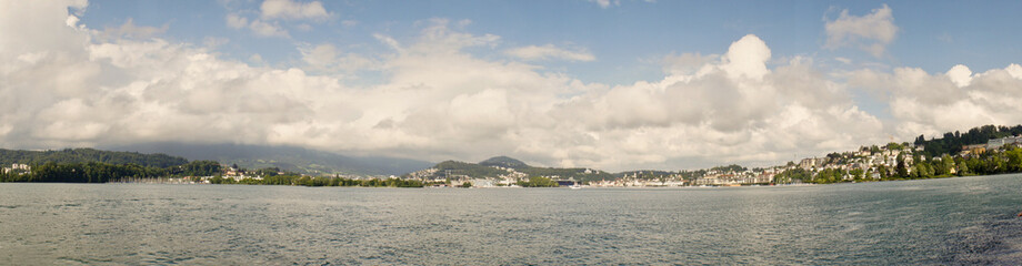 Fototapeta na wymiar Luzern panoramic view