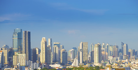 Fototapeta premium City downtown in day time.