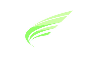 Fototapeta na wymiar Wings and F logo template