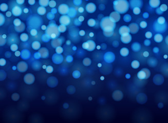 Blue light background with round shapes