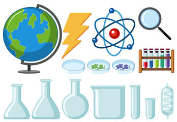 Different types of science equipments