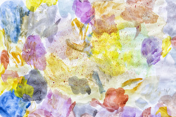 Abstract watercolor painted background