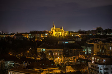 Scenic view of historical center Prague