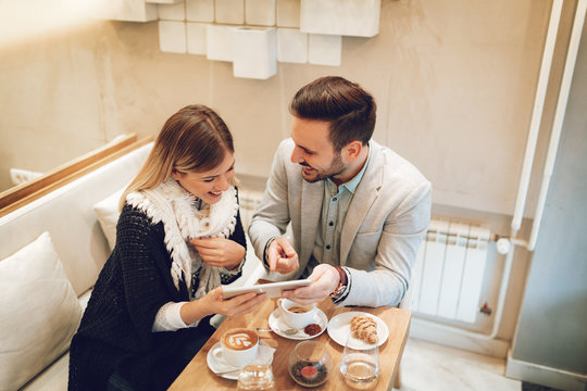 Businesspeople On A Coffee Break