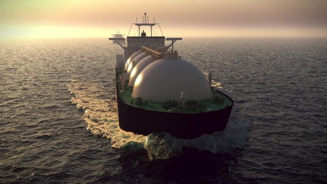 Caravan of gas tankers