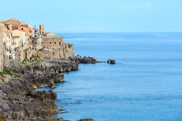 Cefalu coast view Sicily, Italy