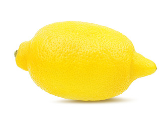 Fresh lemon isolated on white background with clipping path