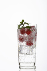 Drink water in glass