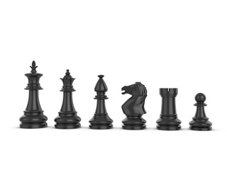 Chess pieces set