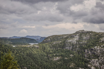 Fototapeta na wymiar Ausblick in Norwegen