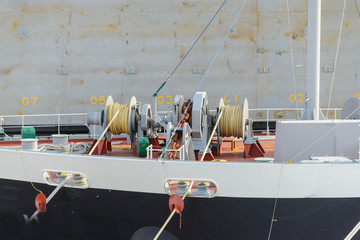 Bow of big ship
