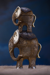 elephants, souvenir, figurine