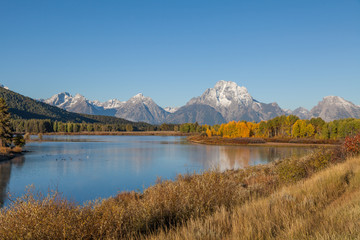 Scenic Teton Landscape in Autunmn