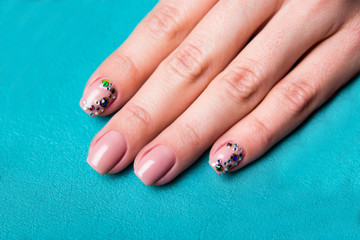 manicures beautiful pattern on nails