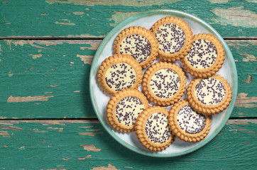 Cookies with chocolate